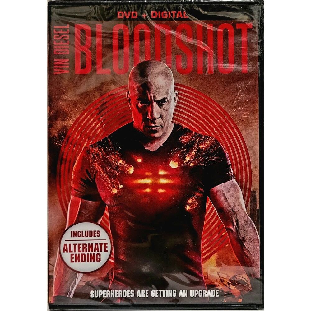 GT1 Bloodshot (DVD, 2020) Vin Diesel - Brand New, Sealed!